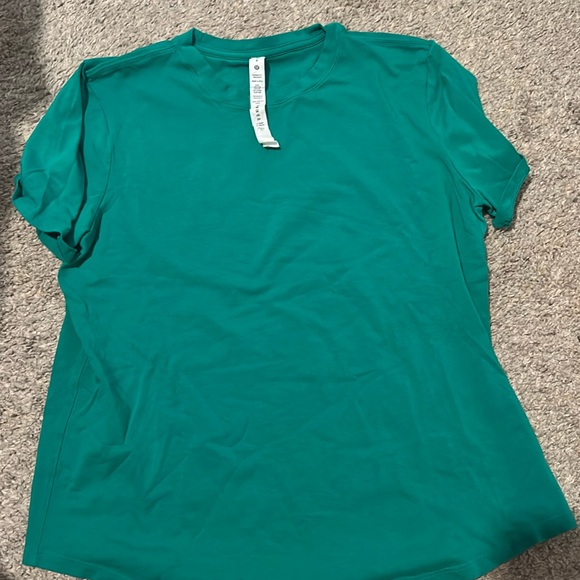 Lululemon Cotton Blend Tee in Maldives green - Picture 1 of 2